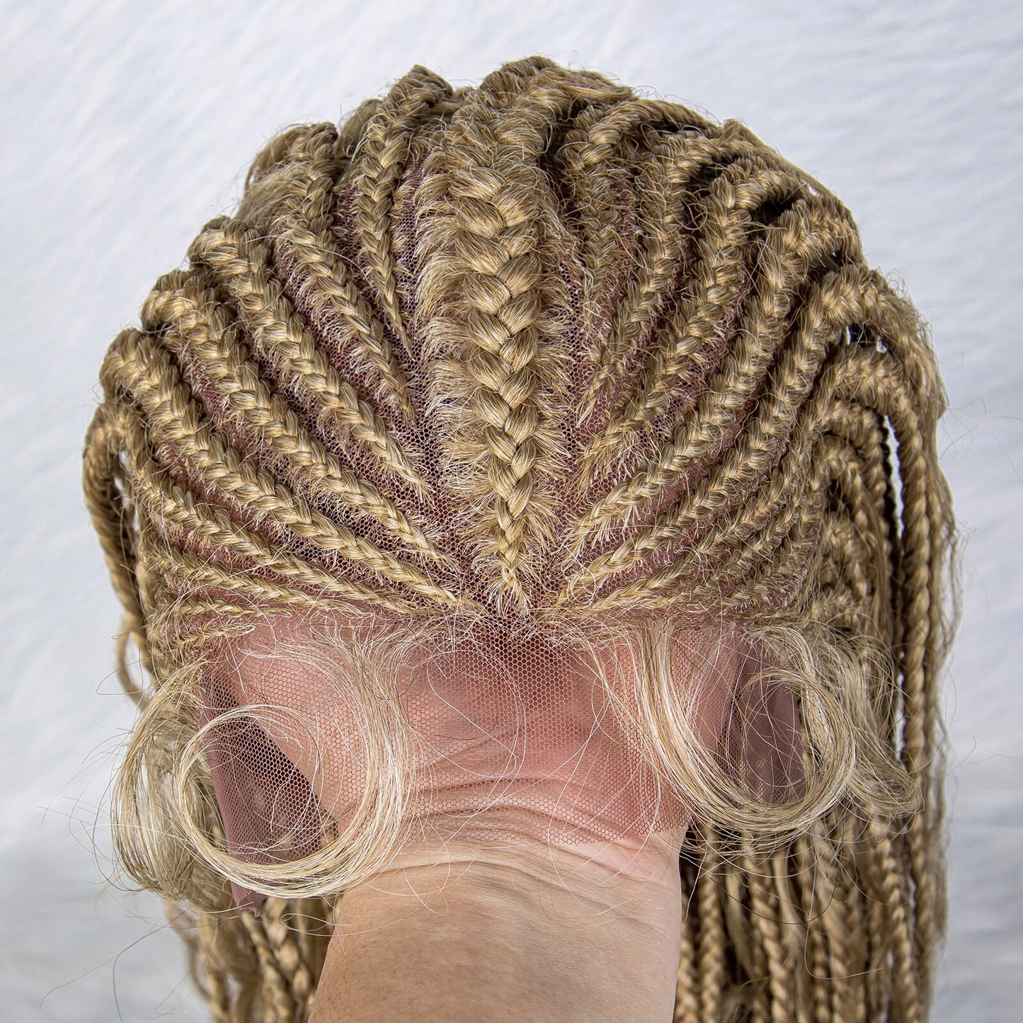 Synthetic Lace Front Braided Wigs With Baby Hair Transparent 13x5 Lace Front Wigs - Supreme Lush Hair