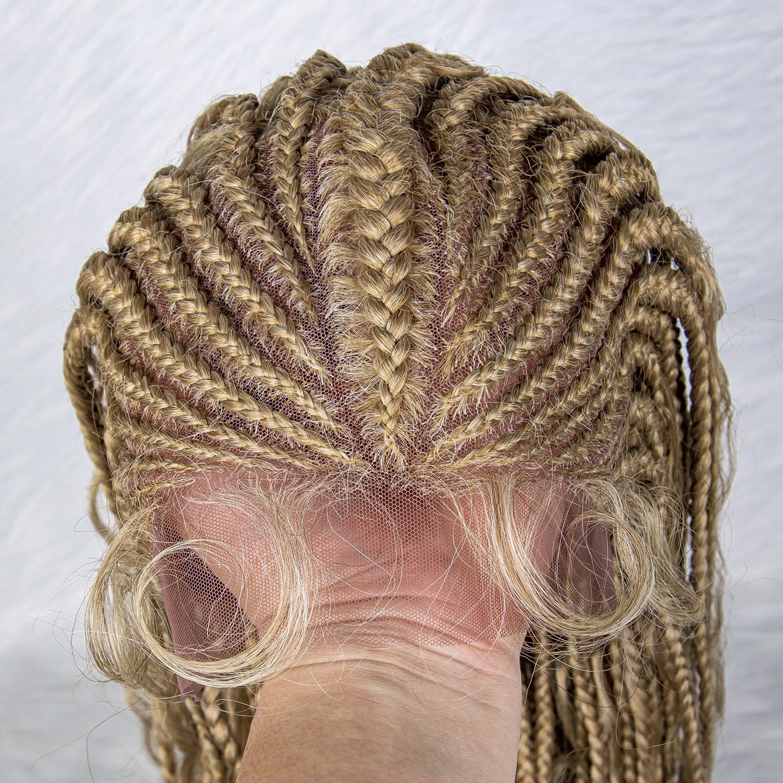 Synthetic Lace Front Braided Wigs With Baby Hair Transparent 13x5 Lace Front Wigs - Supreme Lush Hair