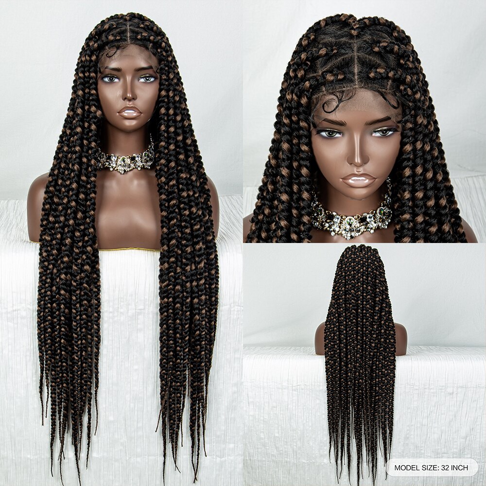 Braided Full Lace Lace Wig Box Braids - Supreme Lush Hair