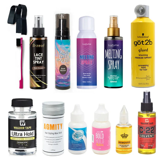 invisible lace tint spray for lace wig Lace Glue