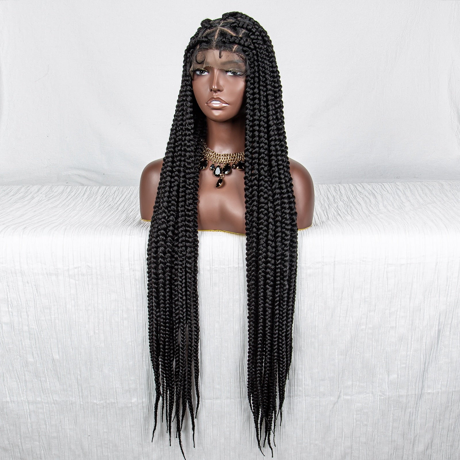 Braided Full Lace Lace Wig Box Braids - Supreme Lush Hair