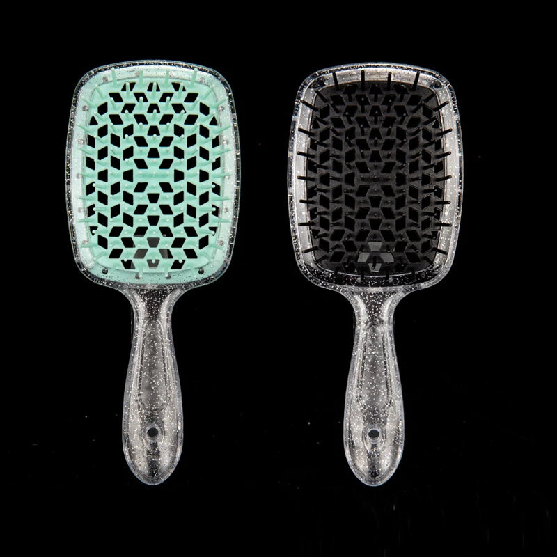 2pcs/set Wide Teeth Air Cushion Comb Massage Wet Dry Comb D