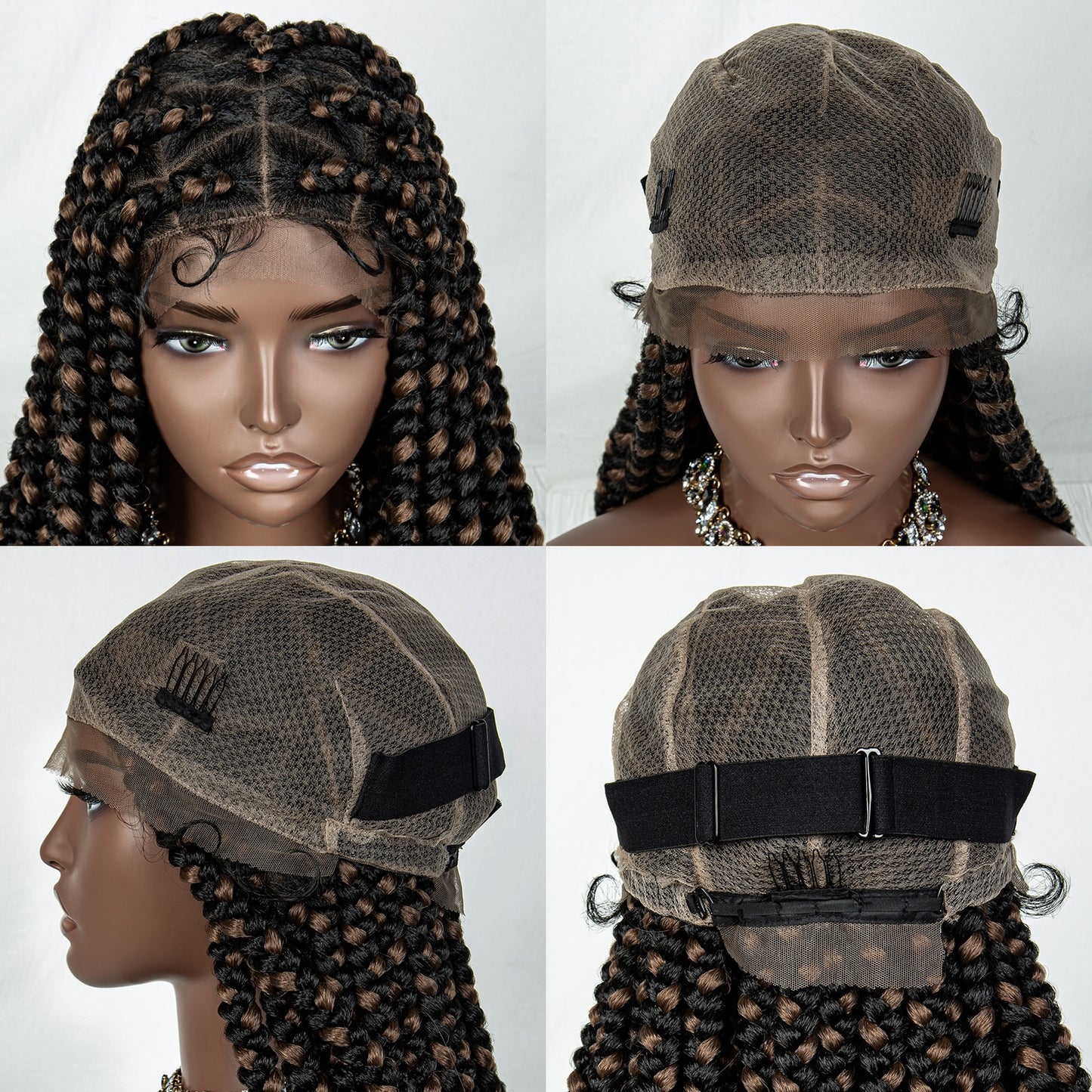 Braided Full Lace Lace Wig Box Braids - Supreme Lush Hair