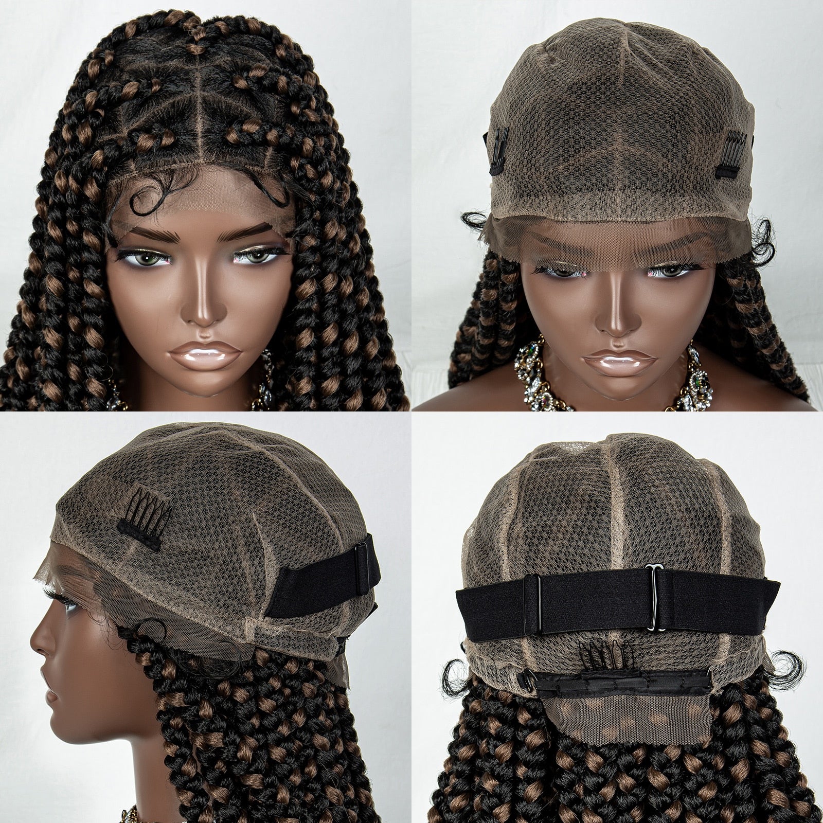 Braided Full Lace Lace Wig Box Braids - Supreme Lush Hair
