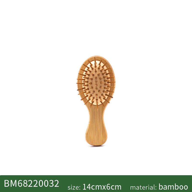 Wide Teeth Bamboo Combs for Hair Smooth Massage Scalp Brush