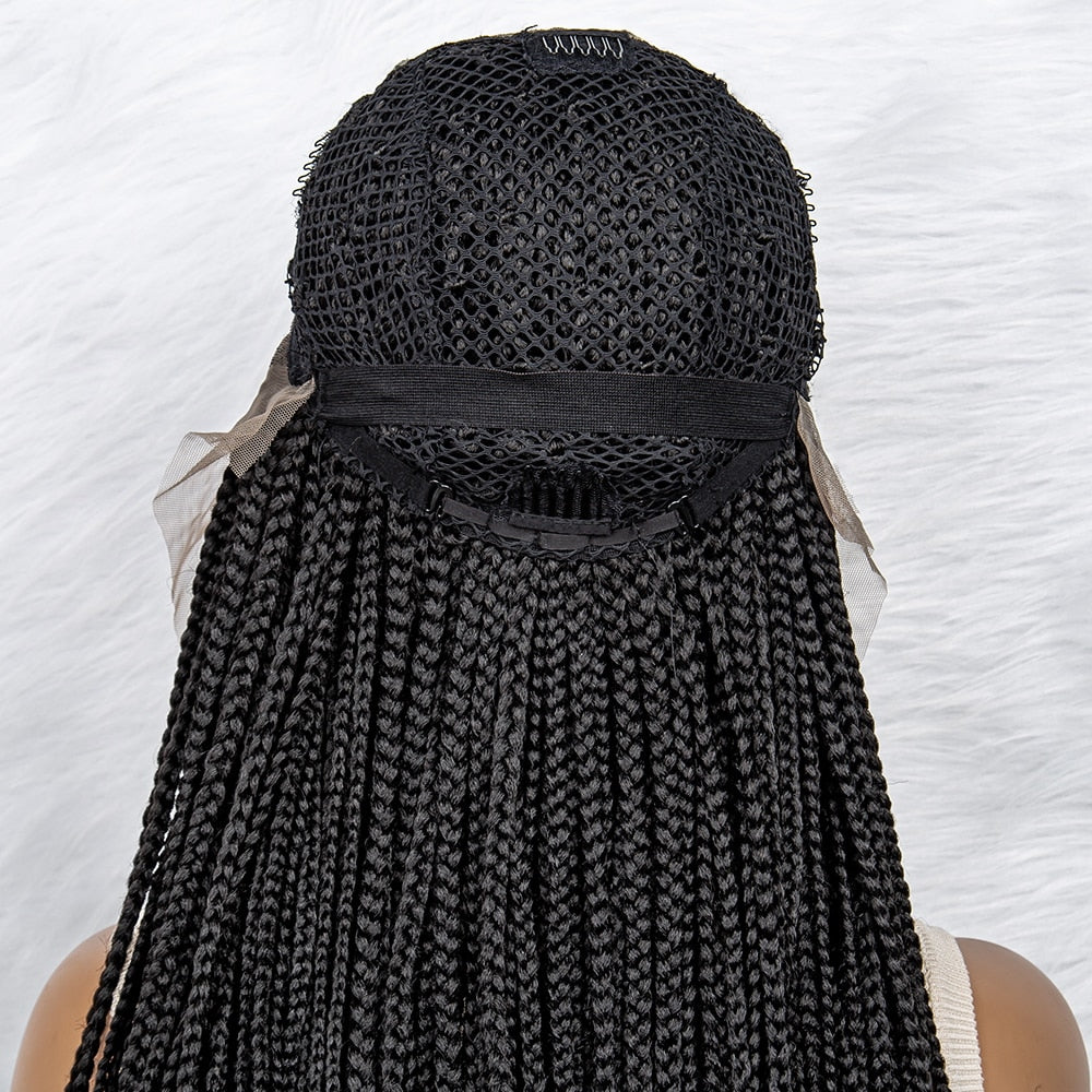 Synthetic Lace Front Knotless Box Braids 13x6 Lace Front Braids - Supreme Lush Hair