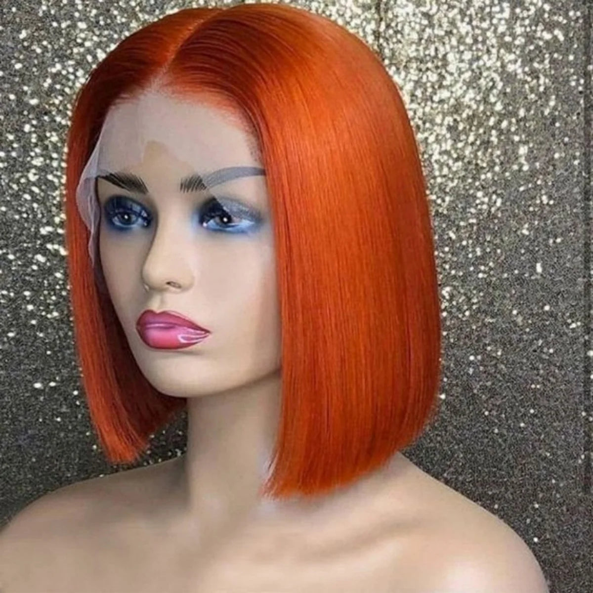 Straight Bob Pre Cut Lace Pre Bleached tiny knots 100% human hair