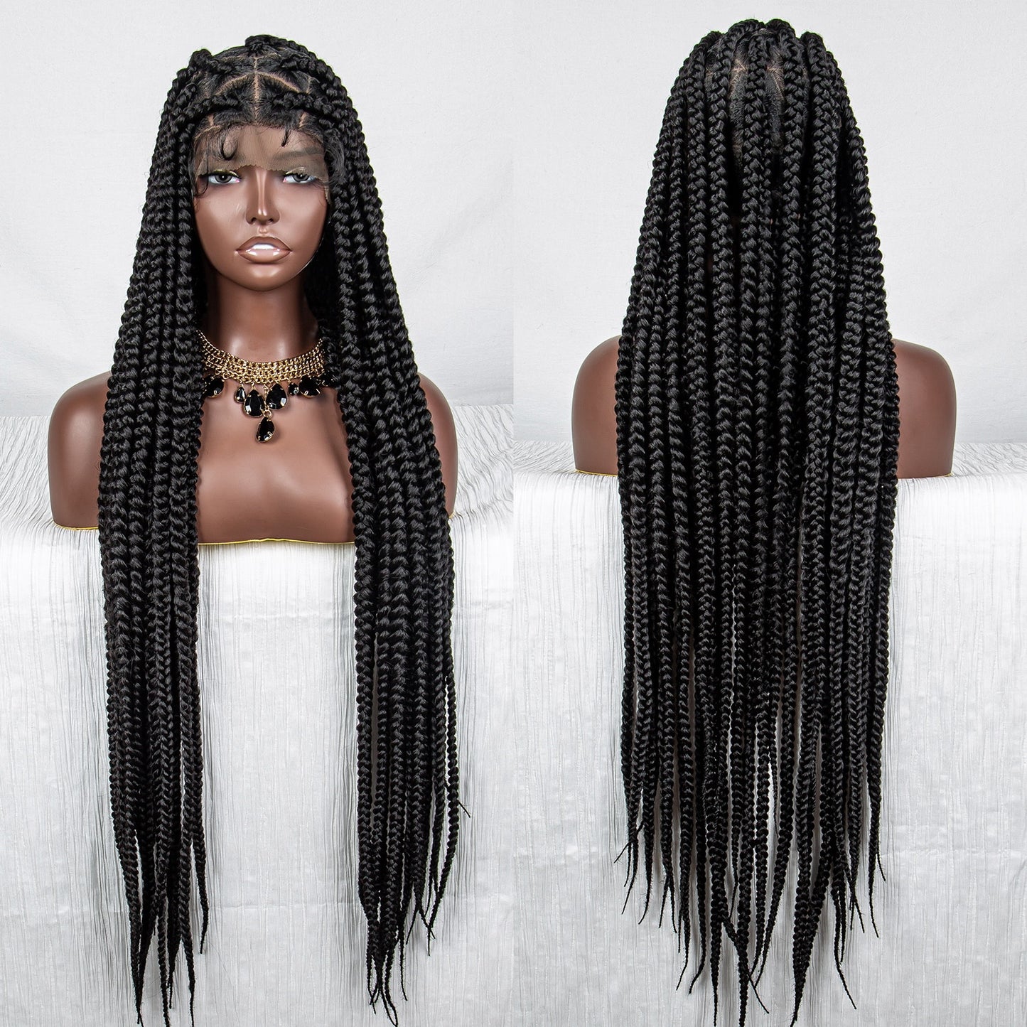 Braided Full Lace Lace Wig Box Braids - Supreme Lush Hair