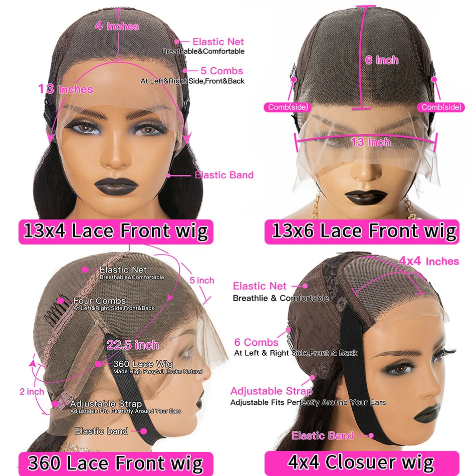 360 Full Lace Human Hair Pre Plucked Water Wave Lace Front Wig - Supreme Lush Hair