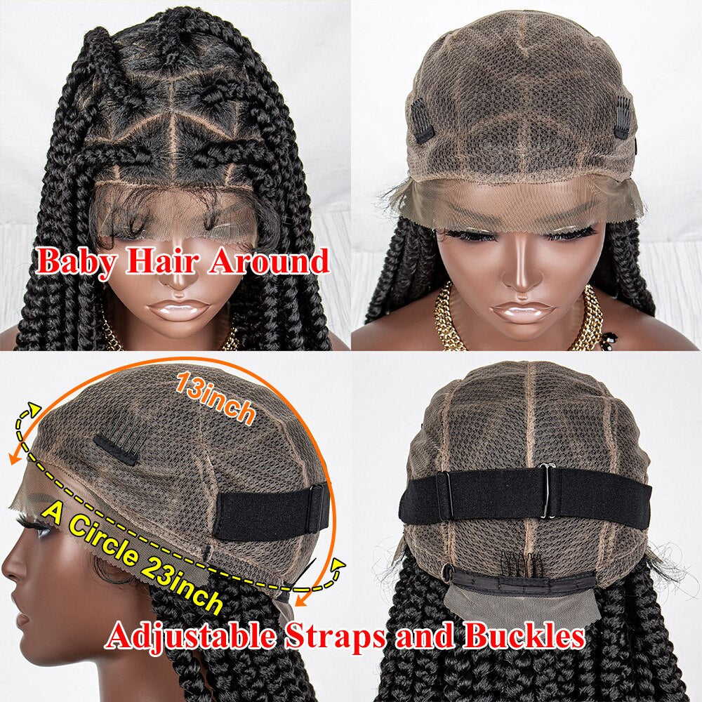 Braided Full Lace Lace Wig Box Braids - Supreme Lush Hair
