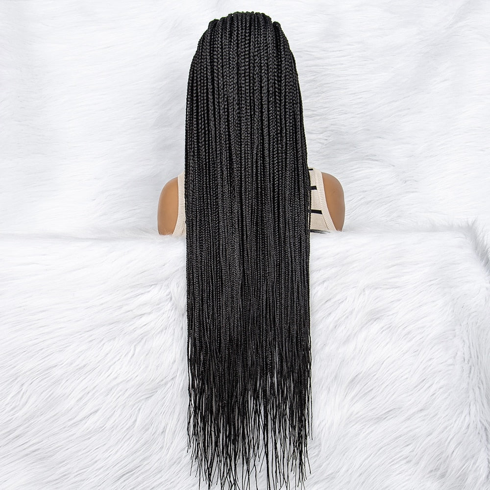 Synthetic Lace Front Knotless Box Braids 13x6 Lace Front Braids - Supreme Lush Hair