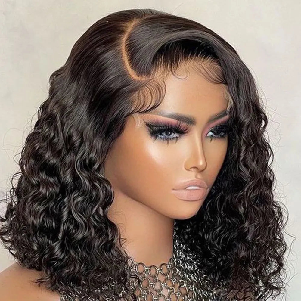 Bob Lace Curly Deep Water Curly Wave Human Hair - Supreme Lush Hair