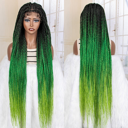 Synthetic 9x6 Lace Frontal Braided Wigs - Supreme Lush Hair
