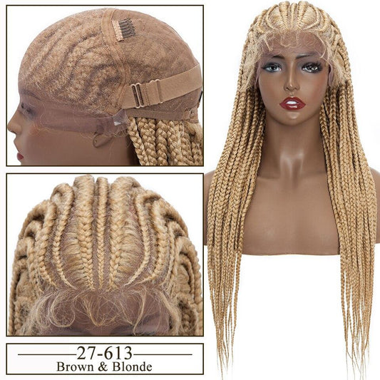 Braided Lace Front Box Braids Cornrow Lace Wig - Supreme Lush Hair