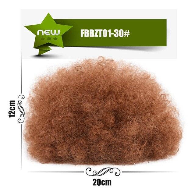 Afro Puff Hair Bun Ponytail Synthetic Kinky Curly Ponytail - Supreme Lush Hair
