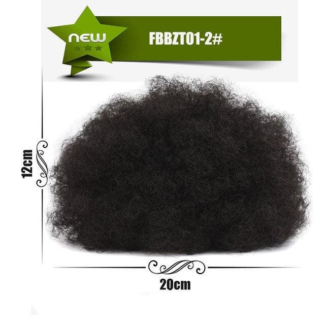 Afro Puff Hair Bun Ponytail Synthetic Kinky Curly Ponytail - Supreme Lush Hair