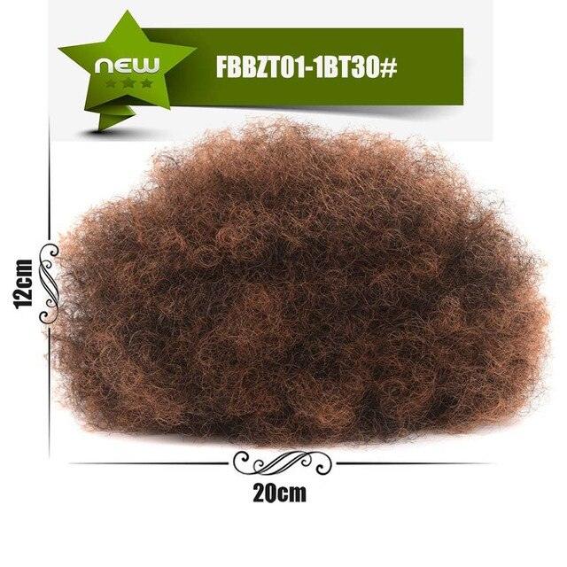 Afro Puff Hair Bun Ponytail Synthetic Kinky Curly Ponytail - Supreme Lush Hair