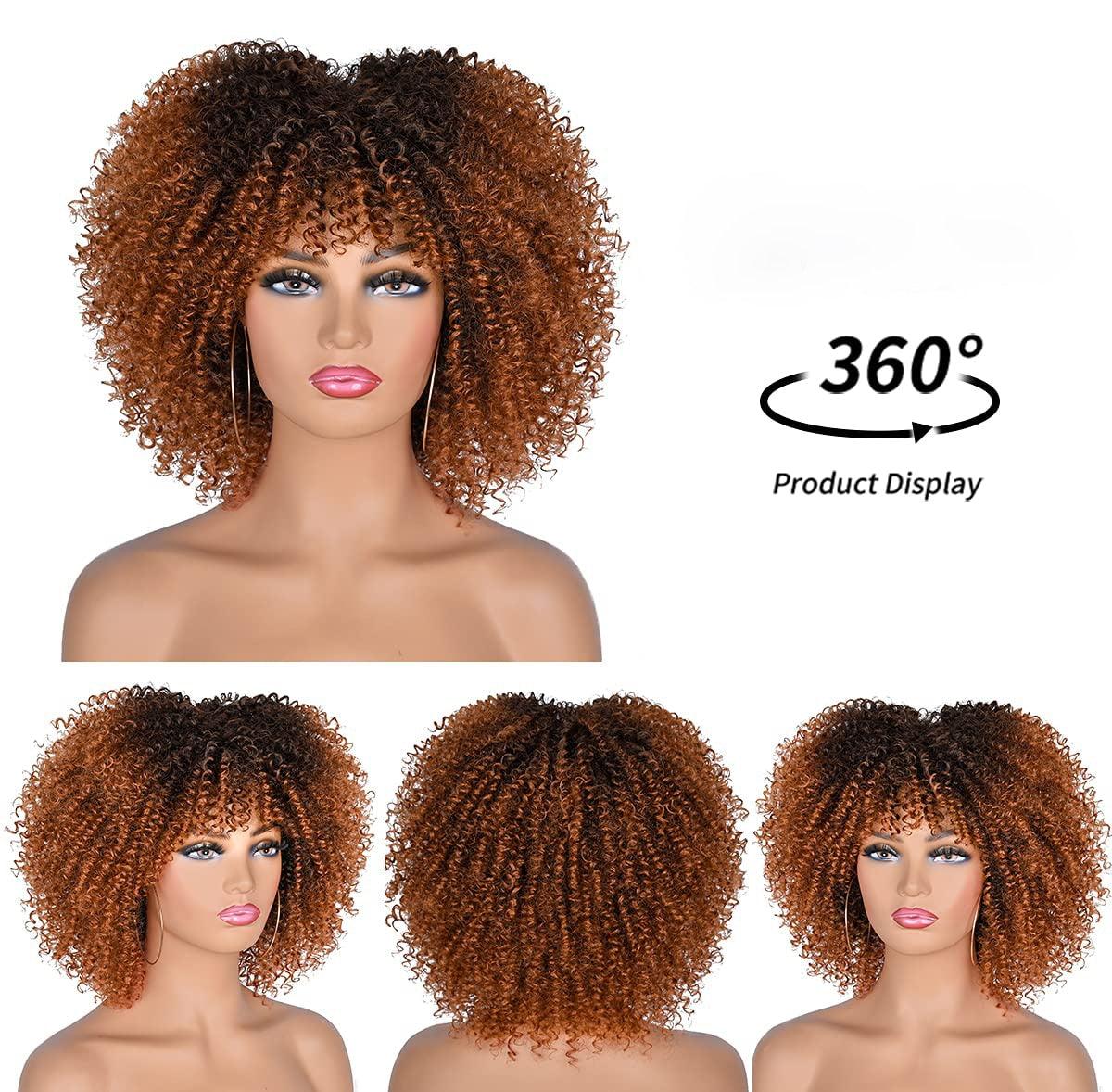 Afro Short Hair Wig With Bangs - Supreme Lush Hair
