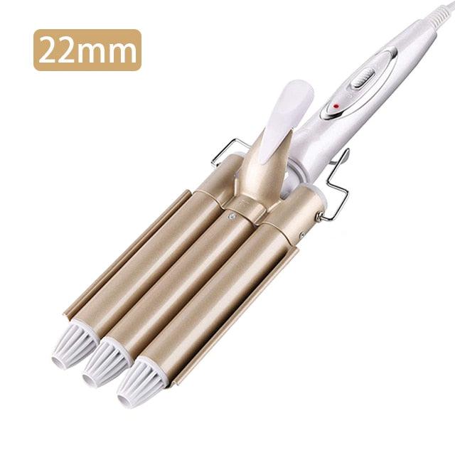 Triple Barrels Ceramic Hair Curling Iron - Supreme Lush Hair