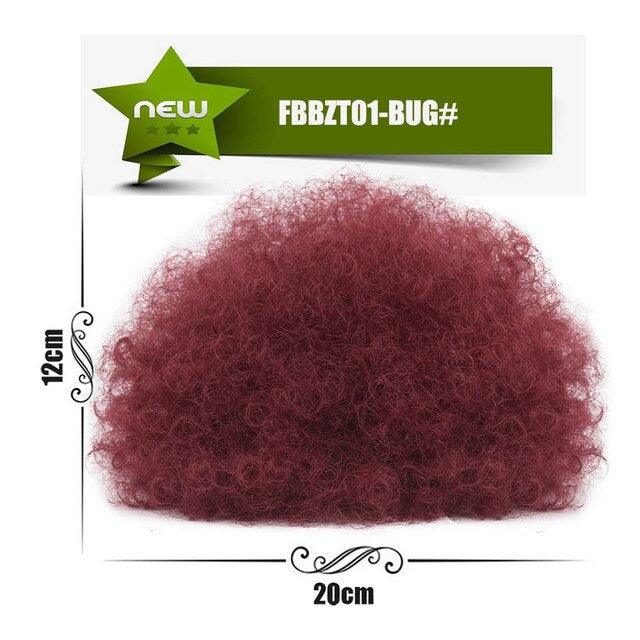 Afro Puff Hair Bun Ponytail Synthetic Kinky Curly Ponytail - Supreme Lush Hair