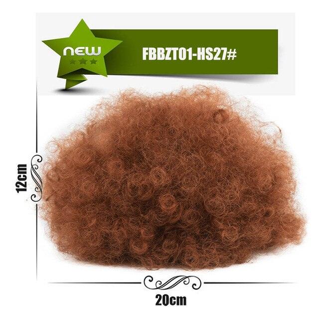 Afro Puff Hair Bun Ponytail Synthetic Kinky Curly Ponytail - Supreme Lush Hair