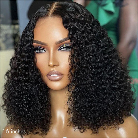 Lace Brazilian Sleek Curly 13x6x1 Transparent Human Hair Wig - Supreme Lush Hair