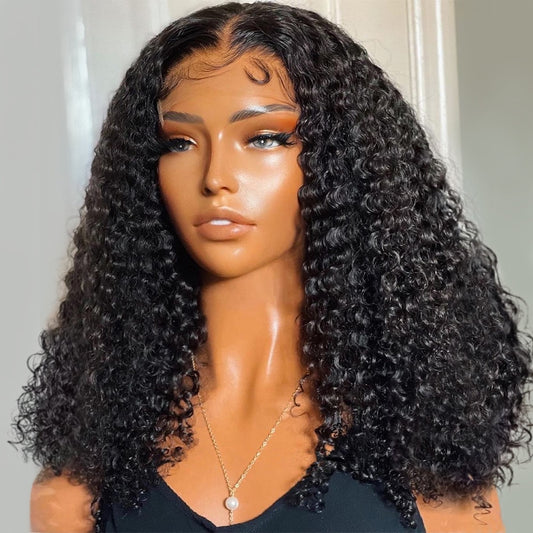 Short Curly Bob Deep Wave Frontal Brazilian Curly Human Hair - Supreme Lush Hair