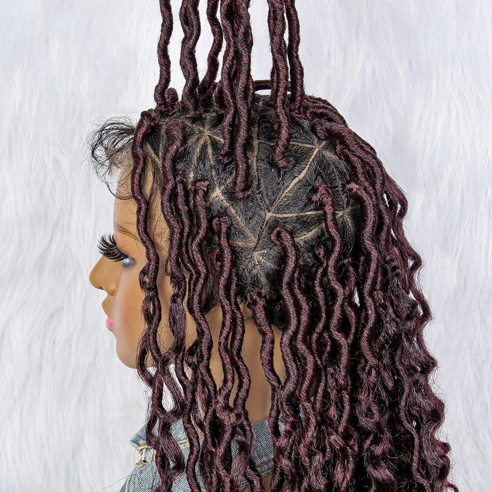 Box Wig Braid Synthetic Full Lace Wigs - Supreme Lush Hair