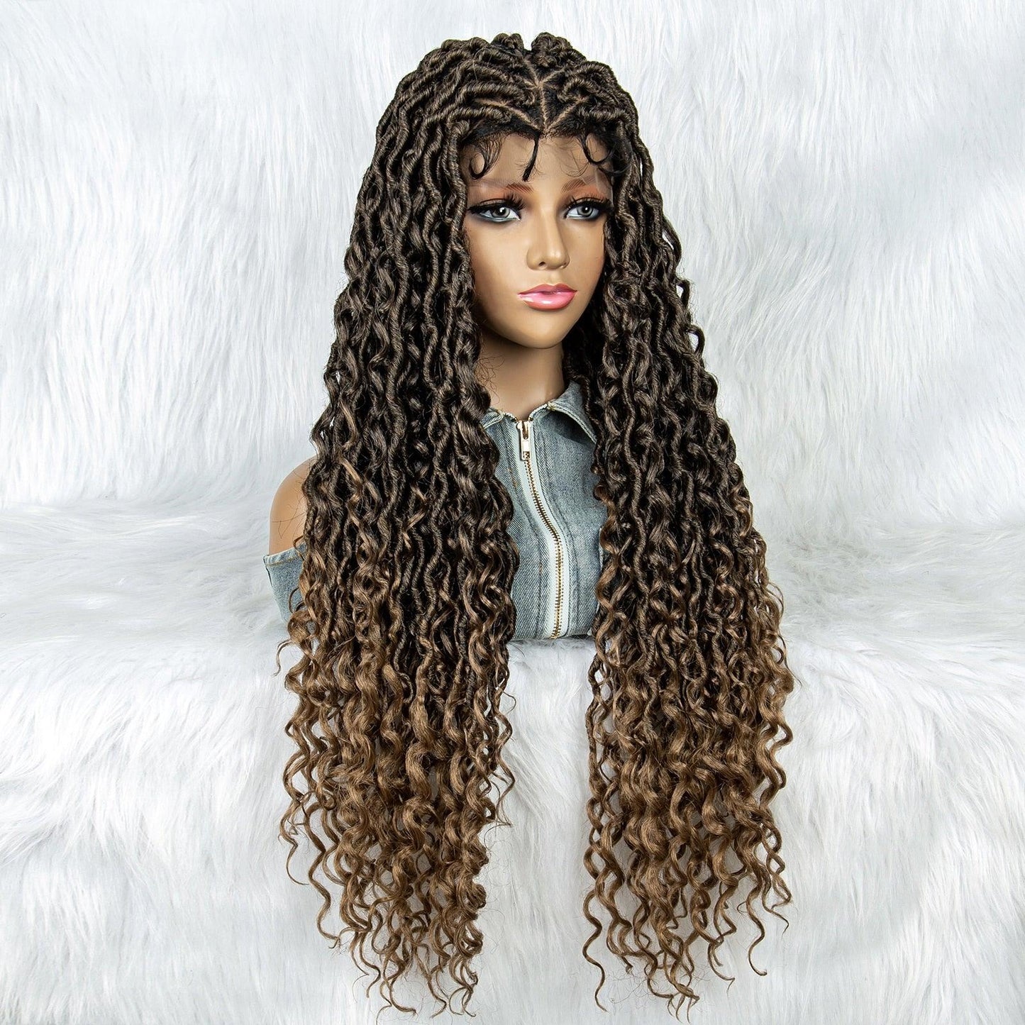 Box Wig Braid Synthetic Full Lace Wigs - Supreme Lush Hair