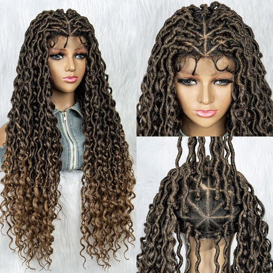 Box Wig Braid Synthetic Full Lace Wigs - Supreme Lush Hair