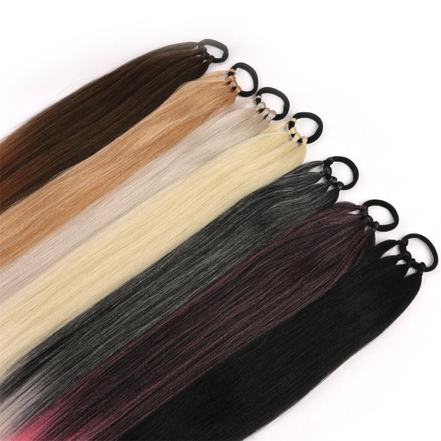 Ponytail Extensions With Rubber Band - Supreme Lush Hair