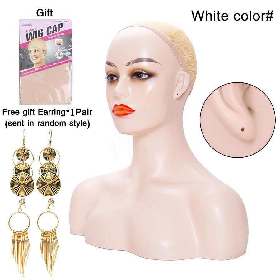 Wig Display Mannequin Head With Non Slip Cap - Supreme Lush Hair