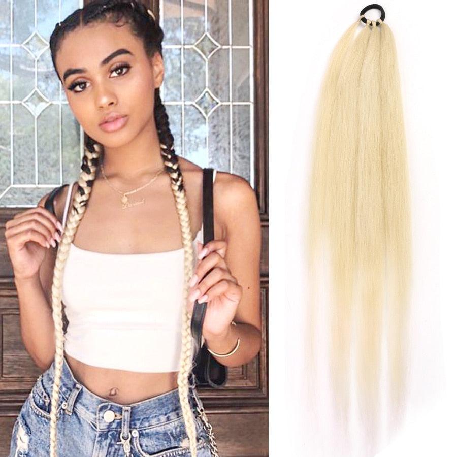 Ponytail Extensions With Rubber Band - Supreme Lush Hair