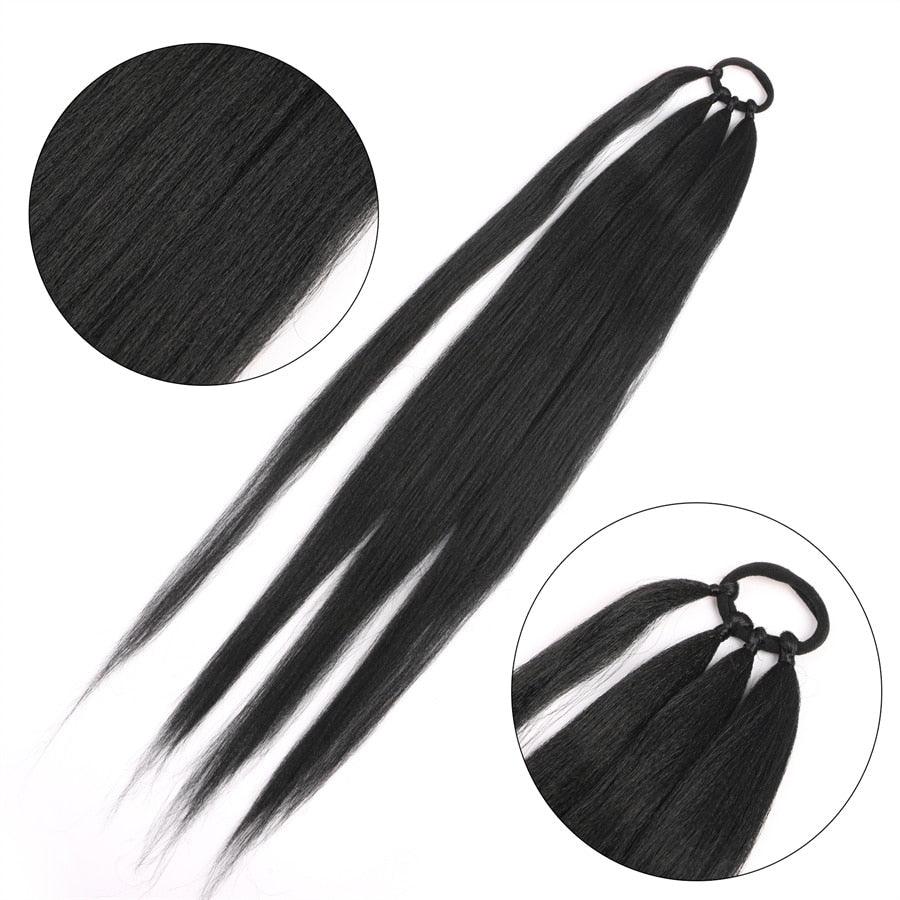 Ponytail Extensions With Rubber Band - Supreme Lush Hair