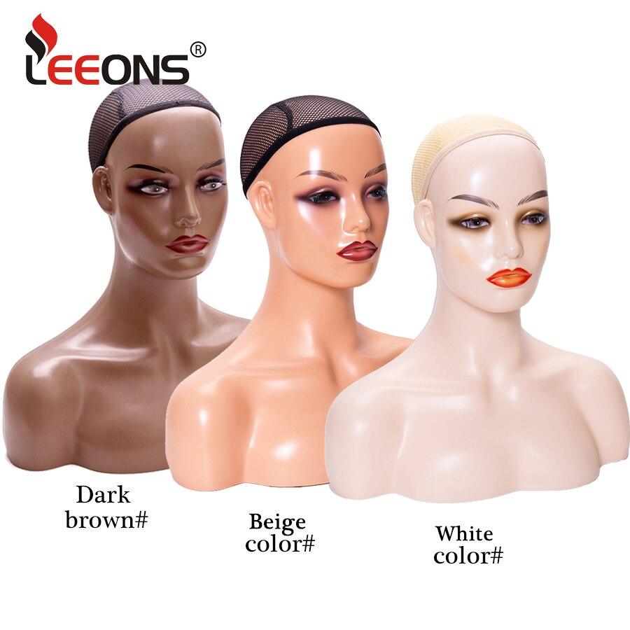Wig Display Mannequin Head With Non Slip Cap - Supreme Lush Hair