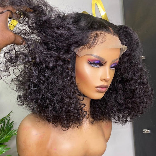 Water Wave Lace Frontal Human Hair Wigs - Supreme Lush Hair