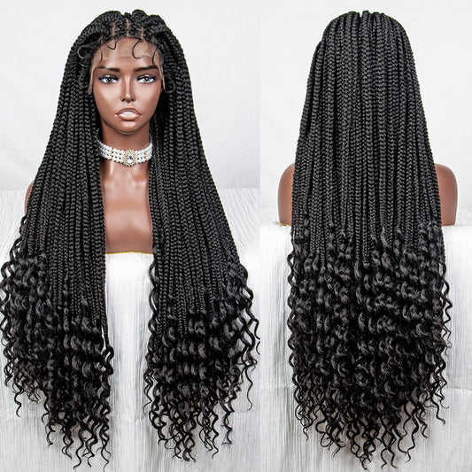 36 Inches Lace Front Braided Wigs - Supreme Lush Hair