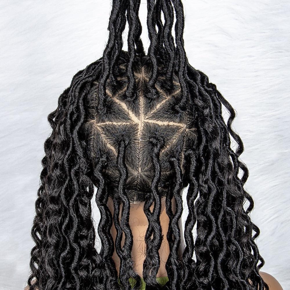Box Wig Braid Synthetic Full Lace Wigs - Supreme Lush Hair