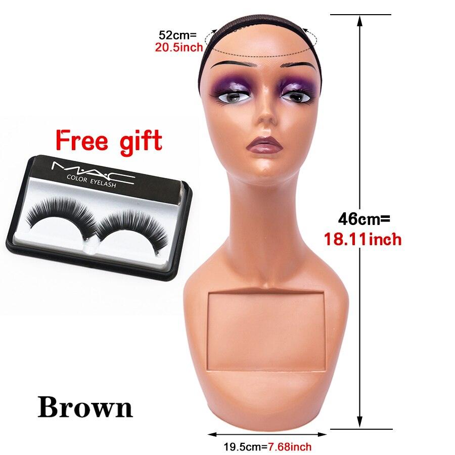 Wig Display Mannequin Head With Non Slip Cap - Supreme Lush Hair