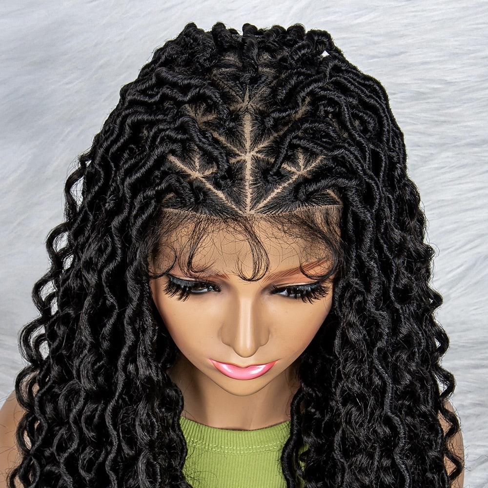 Box Wig Braid Synthetic Full Lace Wigs - Supreme Lush Hair