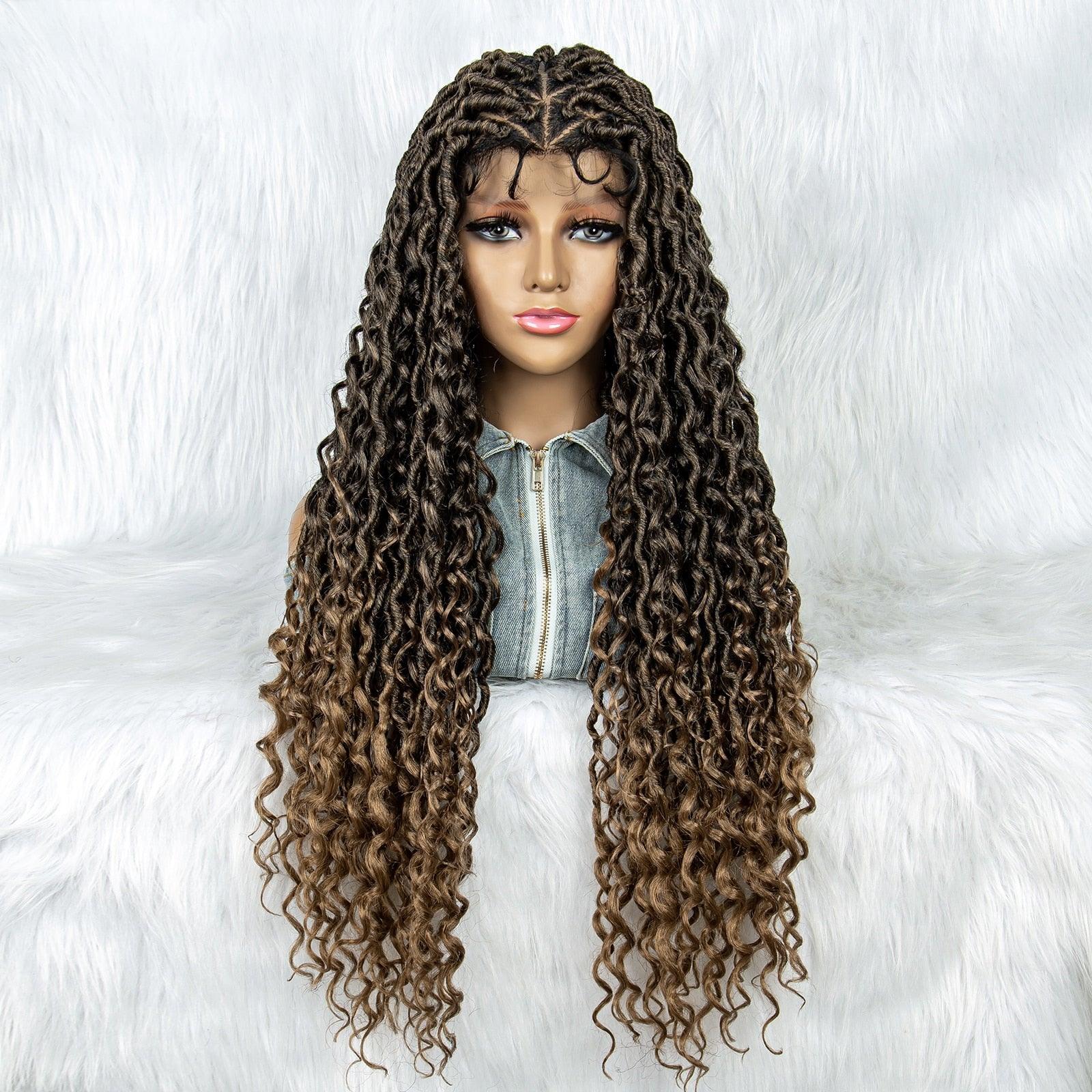 Box Wig Braid Synthetic Full Lace Wigs - Supreme Lush Hair