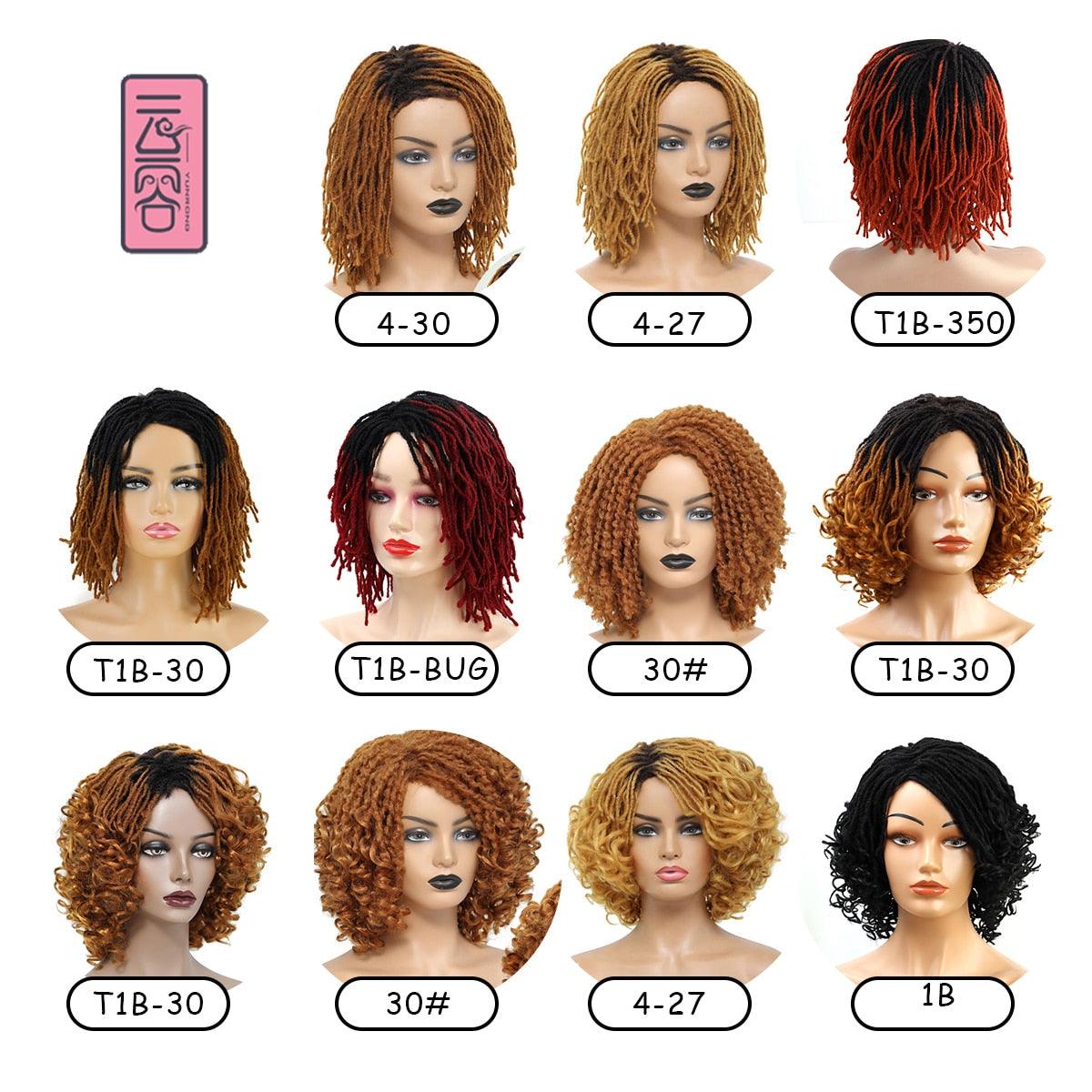 Dread Lock Wigs Short Curly Ends - Supreme Lush Hair
