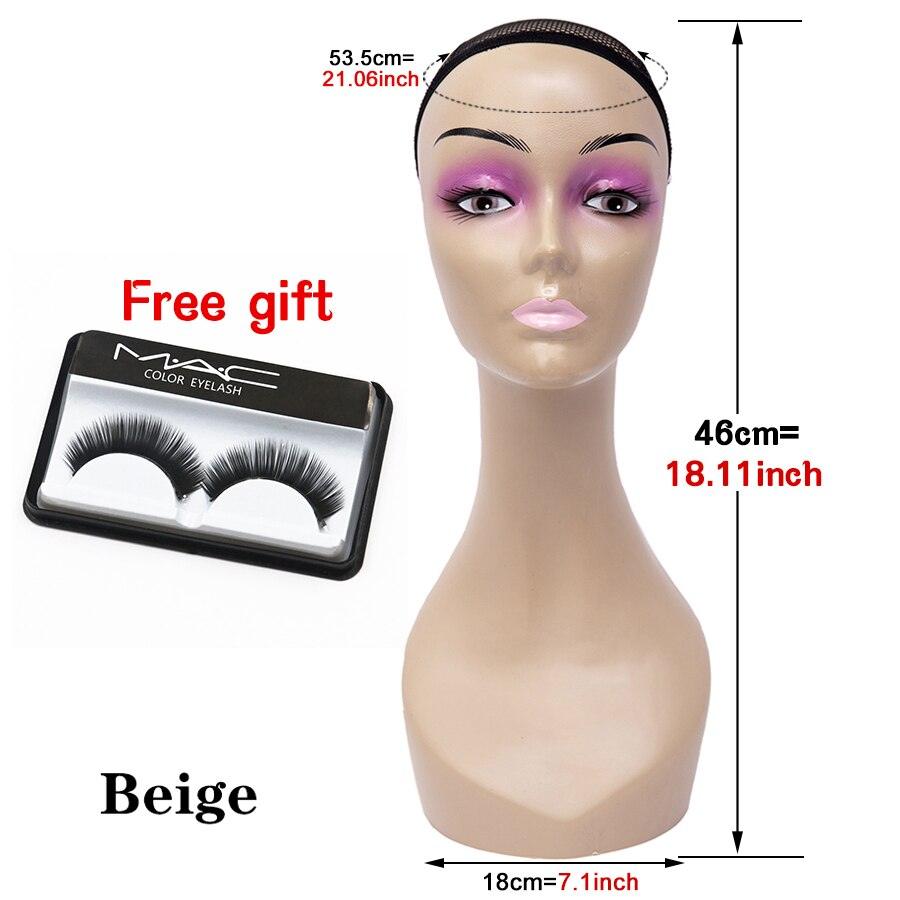 Wig Display Mannequin Head With Non Slip Cap - Supreme Lush Hair