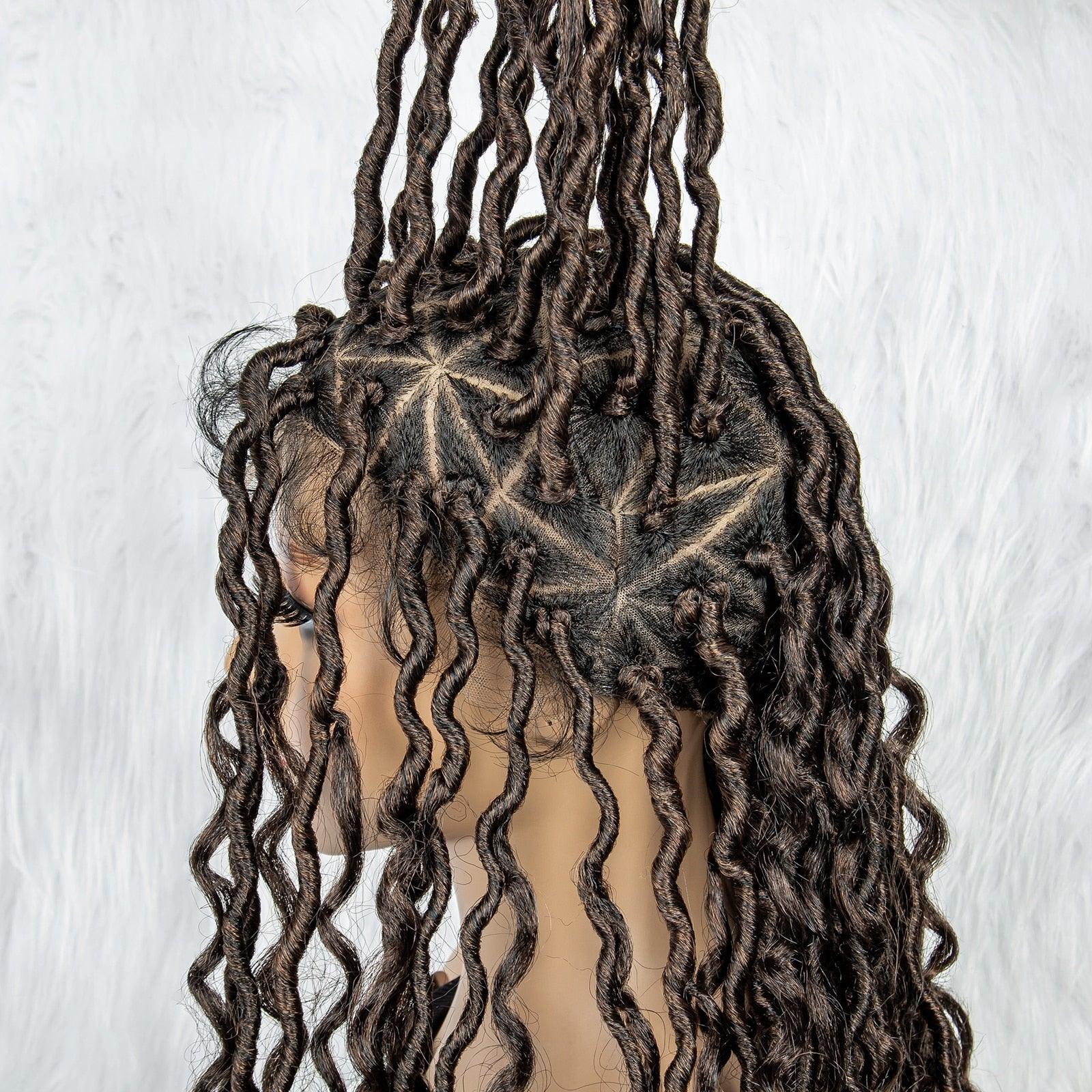 Box Wig Braid Synthetic Full Lace Wigs - Supreme Lush Hair