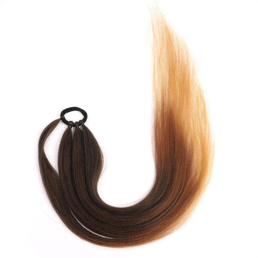 Ponytail Extensions With Rubber Band - Supreme Lush Hair