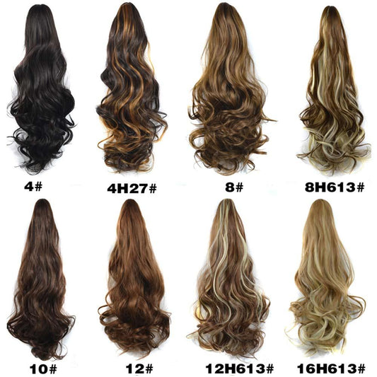 Wavy Claw Clip On Ponytail Hair Extension Hairpiece - Supreme Lush Hair
