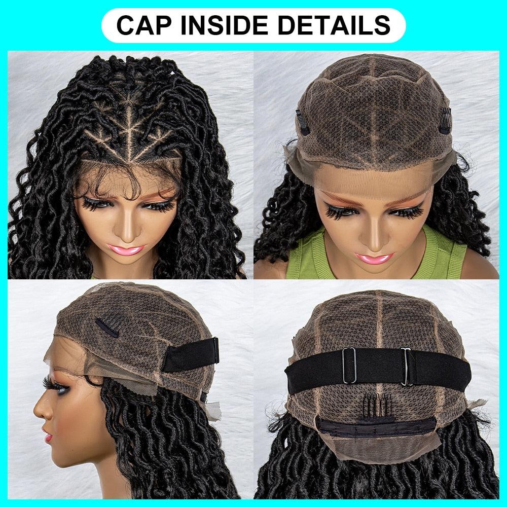 Box Wig Braid Synthetic Full Lace Wigs - Supreme Lush Hair