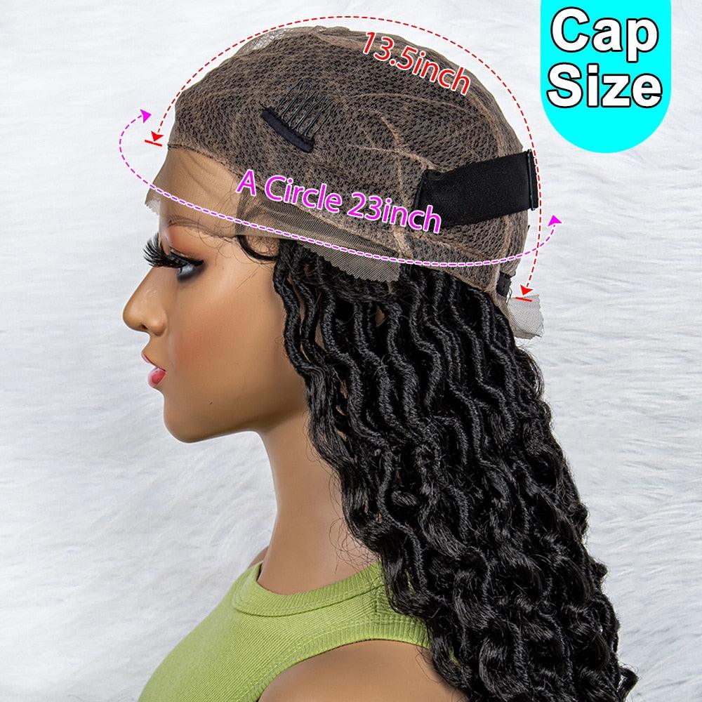 Box Wig Braid Synthetic Full Lace Wigs - Supreme Lush Hair