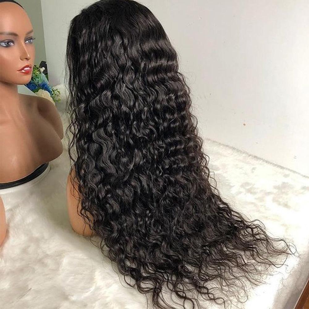 Brazilian Curly Wave 13*4 Lace Front Human Hair Wigs With Baby Hair - Supreme Lush Hair